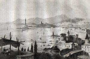 Génova - Genes - Génova - Grabado de “Italia Pintoresca” por M. de Norvins, Ch. Nodier 1834-1836. de French School