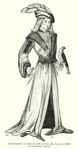 Gentilhombre a la moda de 1488 aproximadamente de French School