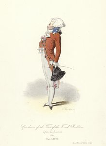 Caballero de la época de la Revolución Francesa de French School