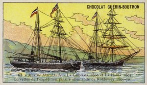 Germania y Hansa, barcos de la Expedición Polar Alemana de Carl Koldewey