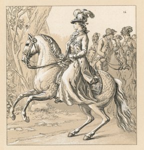 Traje de Alemania XVII-XVIII de French School