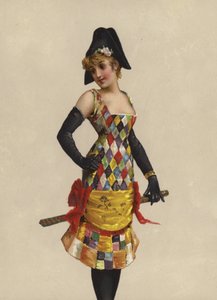 Niña con disfraz elegante