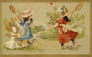 Niñas jugando al volante de French School