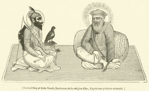 Govind Sing y Baba-Nanek, fundadores de la religión Sij de French School