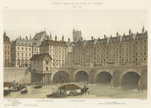 Gran Chatelet y Puente au Change, 1647-1788 de French School