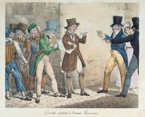 Gran victoria del Ejército Francés, anuncio de la victoria en la Batalla de Trocadero, septiembre de 1823 de French School