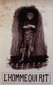 Gwynplaine, cubierta de “The Man Who Laughs”