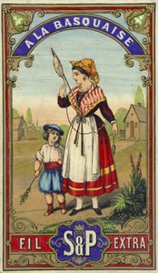 Gitana con niño de French School