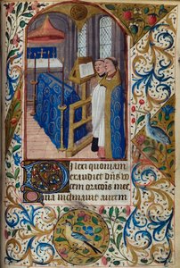 H/L-3-3 fol. 108r Oficio de los Muertos, del Libro de Horas, Uso de París, mediados del siglo XV