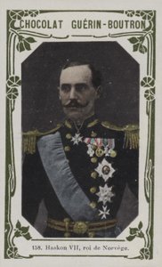 Haakon VII, rey de Noruega de French School