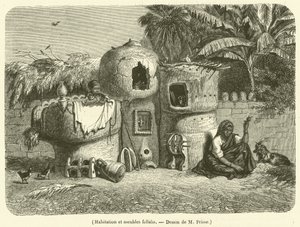 Habitación y muebles fellahs