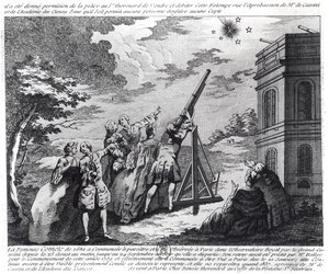 El cometa Halley observado en 1759 por Cassini III (1714-84) de French School