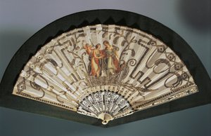 Abanico con Venus y Juno