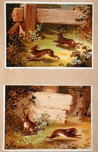 Liebres y conejos, c.1890