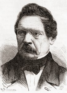 Henri-Gustave Delvigne, de Les Merveilles de la Science, publicado c.1870 de French School