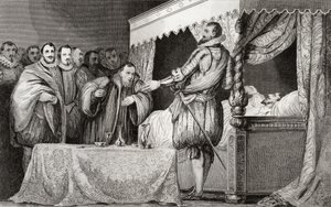 Enrique III (1551-89) nombra a Bearnais (1553-1610) como su sucesor, de 