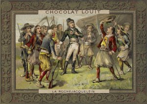 Henri de la Rochejacquelein dirigiéndose a sus soldados, Revuelta de Vandea, Revolución Francesa de French School
