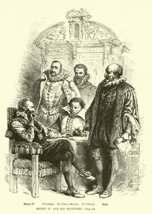 Enrique IV y sus ministros de French School
