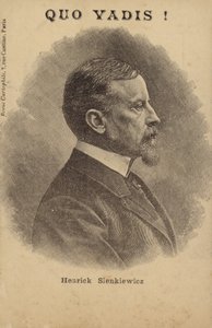 Henryk Sienkiewicz (1846-1916), periodista y novelista polaco (litografía)