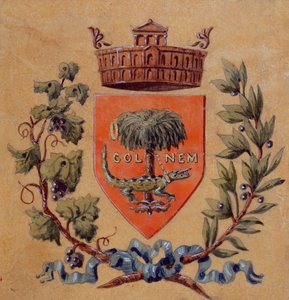 Armas heráldicas de la ciudad de Nimes de French School
