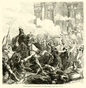 Hircan toma por asalto Sichem y quema el templo de French School