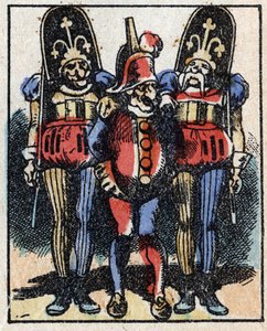 Historia del Dr. Pulcinella (Polichinelle). Grabado en madera de Imagerie Pellerin - Epinal, sd. Finales del siglo XIX. de French School