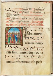 Santos Apóstoles, Gradual, f.94 de French School