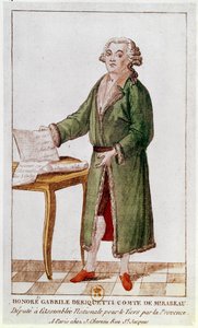 Honoré Gabriel Riqueti Mirabeau (1749-91) de French School