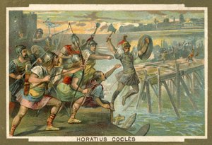 Horacio Cocles en el puente de French School