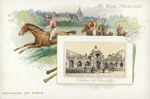 Carreras de caballos cerca de París, Chateau de Chantilly