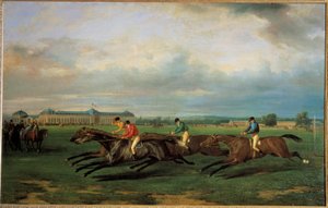 Carreras de caballos en Chantilly de French School