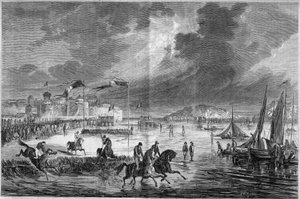Equitación: gran derbi del Oeste en la playa de Saint Malo (Saint-Malo), Ille y Vilaine (35)