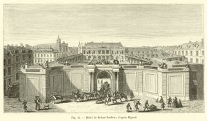 Hotel de Rohan-Soubise; según Rigaud de French School