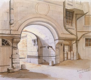 Hotel de Saint-Aignan, Rue du Temple, París de French School