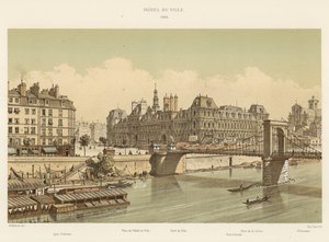 Hotel de Ville, 1842 de French School