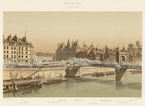 Hotel de Ville, 28 de julio de 1830 de French School