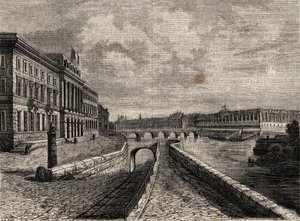 Hotel de la Monnaie - Grabado en “Historia física, civil y moral de París: desde los primeros tiempos históricos hasta la actualidad” por Jacques Antoine Dulaure