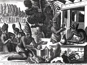 Cómo los nativos de Nueva España preparaban cacao para chocolate de French School