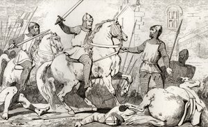 Hugh Capet (941-96) captura a Charles de Lorraine, de 