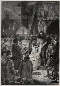 Guerra de los Cien Años: La rendición de Calais de French School