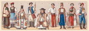 Traje de Hungría y Croacia de French School