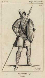 Siglo IX, Reinado de Carlos II, Un Soldado de French School