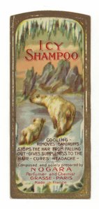 Icy Shampoo, etiqueta, Nogara