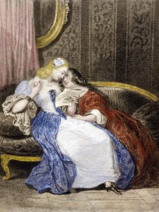 Ilustración de Julie o la Nueva Eloísa, c.1852