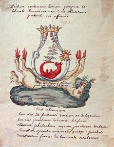 Ilustración de La Clave de la Gran Ciencia sobre la Obra Filosófica Desconocida, o Renovación Eterna de las Cosas en el Seno de la Putrefacción de French School