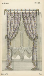 Ilustración del catálogo de productos de diseño interior de A R & Cie, Francia de French School