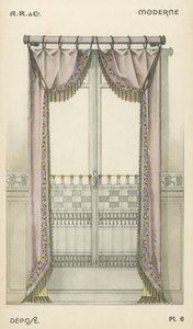 Ilustración del catálogo de productos de diseño interior de A R & Cie, Francia de French School