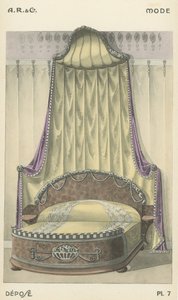 Ilustración del catálogo de productos de diseño interior de A R & Cie, Francia de French School