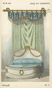 Ilustración del catálogo de productos de diseño interior de A R & Cie, Francia de French School