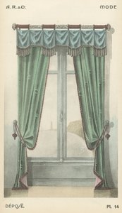 Ilustración del catálogo de productos de diseño interior de A R & Cie, Francia de French School